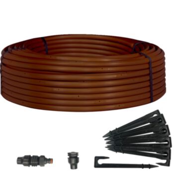 Druppelslang actiepakket 50 meter 2.3 liter/uur Rainbird 16mm