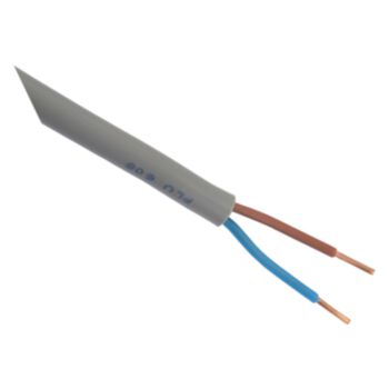 Buitenkabel YMVK - DCA 2 x 1.5 mm². 20 m grijs