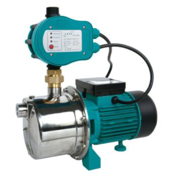 LEO 5XCm120C Meerwaaierige RVS-JET-pomp 230V 1,2pk 0,9kW incl. pumpcontrol