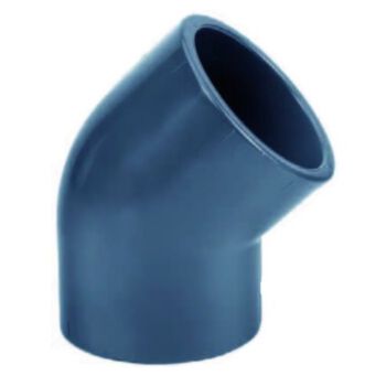 PVC knie 45°  20mm