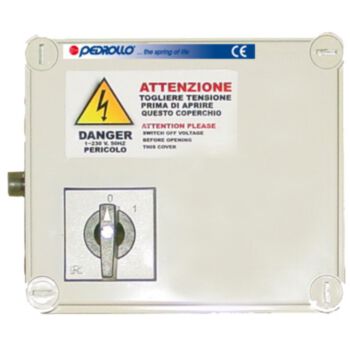 QEM/3-150 aansluitkast - 3SRM 1,5pk pomp