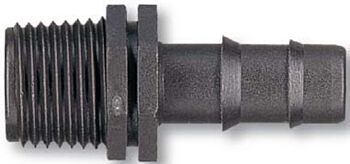 Connector recht buitendraad 1/2"