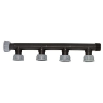 MANIFOLD 5-weg 5 x wartel 1" binnendraad x  1" buitendraad PP