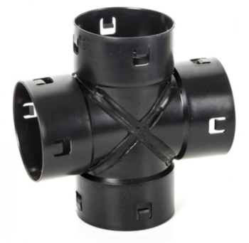Drainage kruisstuk verloop 125 x 60mm