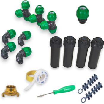 4x RAINBIRD sproeier 5004 compleet. Bundelpakket