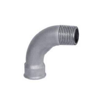 Gegalvaniseerde bocht 90º bi.dr x bu.dr 2"