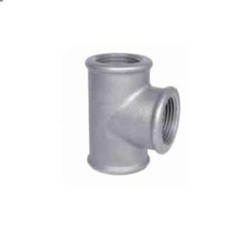 Gegalvaniseerd T-stuk 90º 3 x bi.dr 1