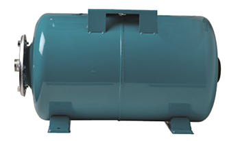 Horizontale hydrofoortank groen gecoat 24 ltr LEO