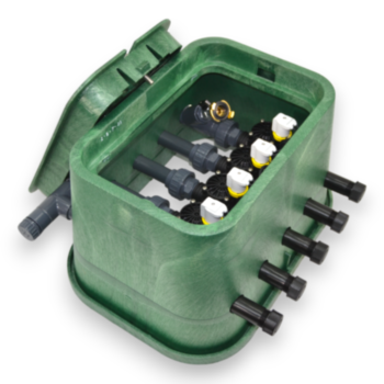 RPE 2 groepen kleppenput 1" - 24Vac - met afblaaspunt - RTS Premium