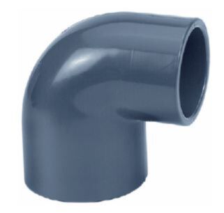 PVC verloop knie 90º  40 x 32