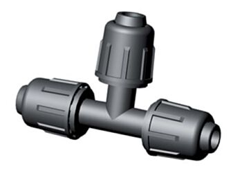 T-stuk verbinder 16mm