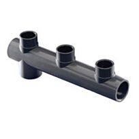 Groepenverdeler 3-weg 50mm PVC
