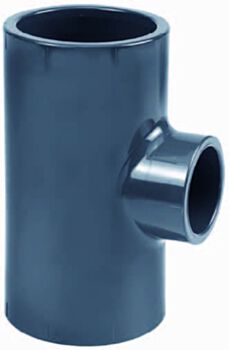 PVC T-stuk 90° verloop 40 x 32 x 40