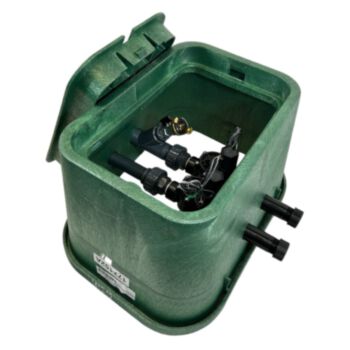RAINBIRD 2 groepen kleppenput 1" - 24Vac - met afblaaspunt - RTS Premium