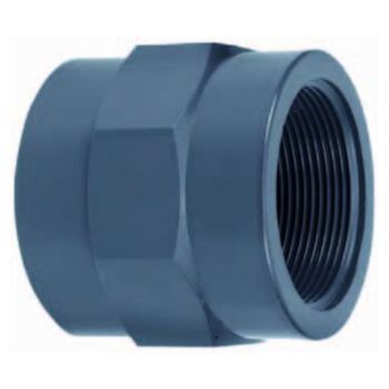 PVC schroefbus 16 x 1/4" binnendraad