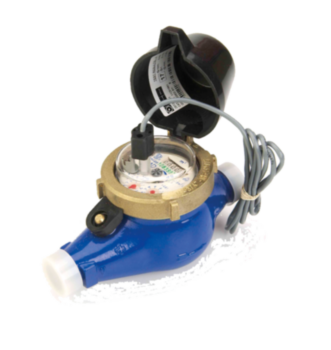 Watermeter met puls 1:10