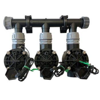 3 groeps kleppenset Rainbird HV wandmontage