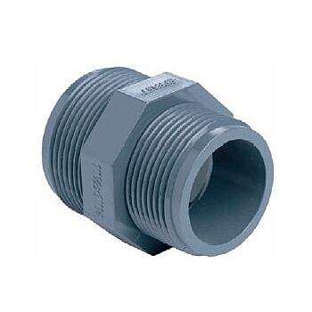PVC Verloopnippel 1½'' x 1¼'' bu
