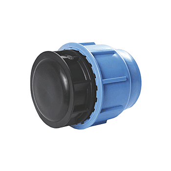 Klemkoppeling eindkap 16mm KIWA