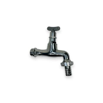 Tapkraan chroom ½ met losse sleutel