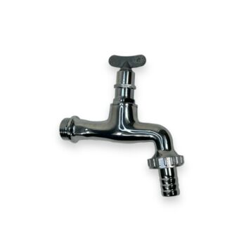 Tapkraan met T-hendel chroom / messing