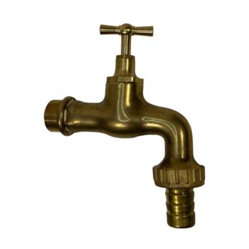 Tapkraan messing ¾ x tule