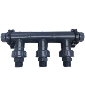 PVC 3 groeps verdeler 1" buitendraad