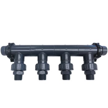 PVC 4 groeps verdeler 1" buitendraad