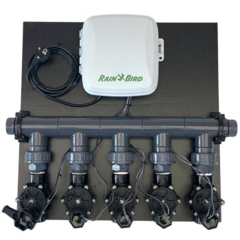 Kleppenset RAINBIRD DV 5 zones compleet inclusief beregeningscomputer TM2-6 Outdoor | RTS Premium