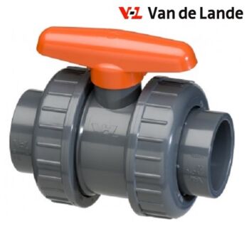 PVC kogelkraan 75mm VDL (PN10)