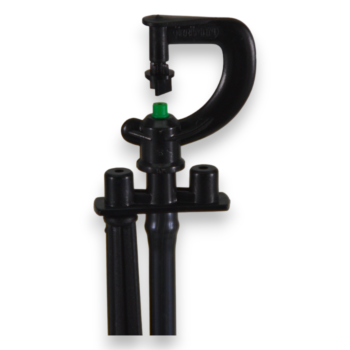 Nevelsproeier 40cm - 90º Zwart - compleet