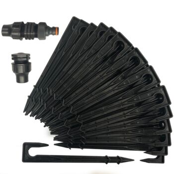 Beginaansluiting + 40 grondpennen + Einddop