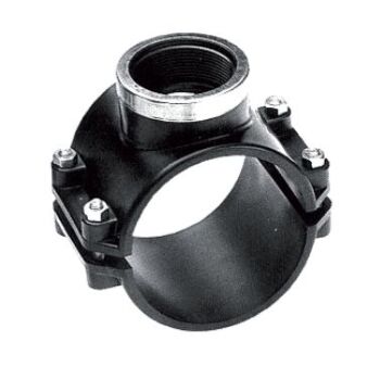 Aanboorzadel met RVS ring 40 x ¾''