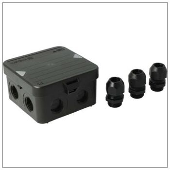 Kabeldoos AK1-IP65 Zwart m20