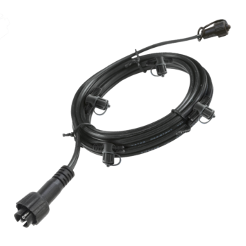 Gardenlights 10m hoofdkabel met 4 aansluitingen (SPT-1W)