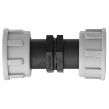 PP rechte koppeling 2 x wartel 1" binnendraad