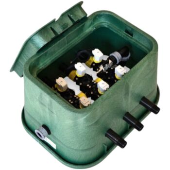 RPE 6 groepen kleppenput 1" - 24Vac - met afblaaspunt - RTS Premium compact