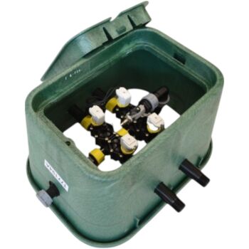 RPE 4 groepen kleppenput 1" - 24Vac - met afblaaspunt - RTS Premium compact