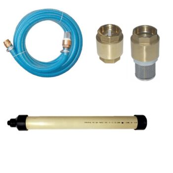 Aanzuigslang 32mm 1¼" samenstellen