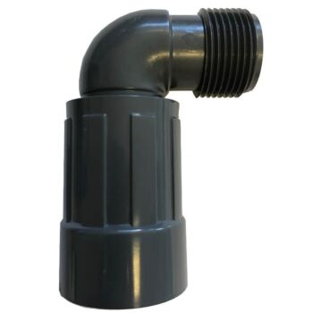 Manifold bocht haaks, swivel 1” bi.dr. x 1” bu.dr.