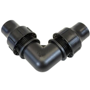 Knie verbinder druppelslang  16mm