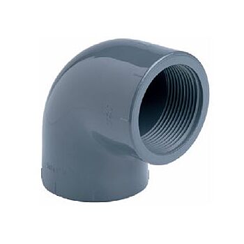 PVC knie 90º  50 x 1½'' binnendraad