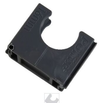Pipelife polfix pvc klemblok 19mm grijs