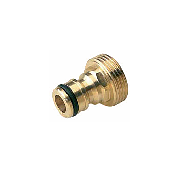 Kraanaansluiting buitendraad messing