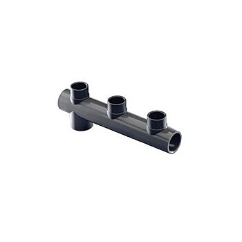Groepenverdeler 3-weg 50mm PVC