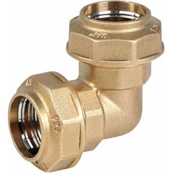 Snijring knie 90° 63x63mm klem messing