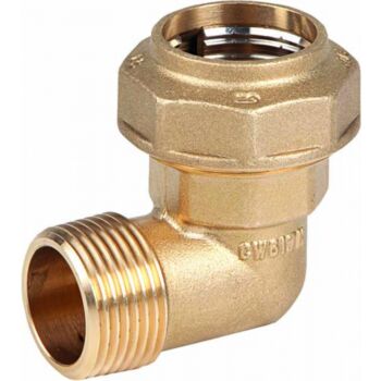 Snijring knie 50x1-1/2" klem bu.dr. messing