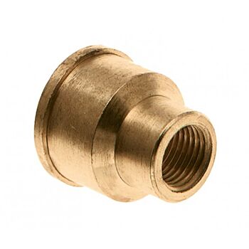 Messing verloopsok binnendraad 1/2" x 3/8"