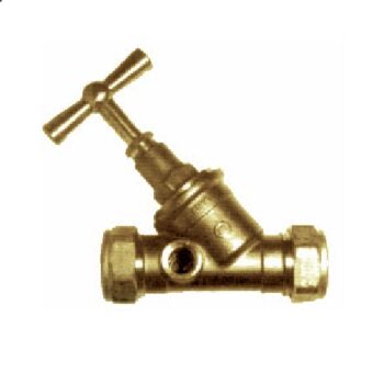 Stopkraan 22 x 22mm knel