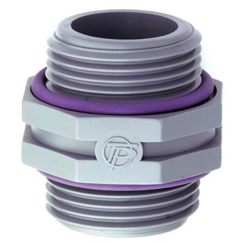 PP nippel met O-ring 1 x 3/4"